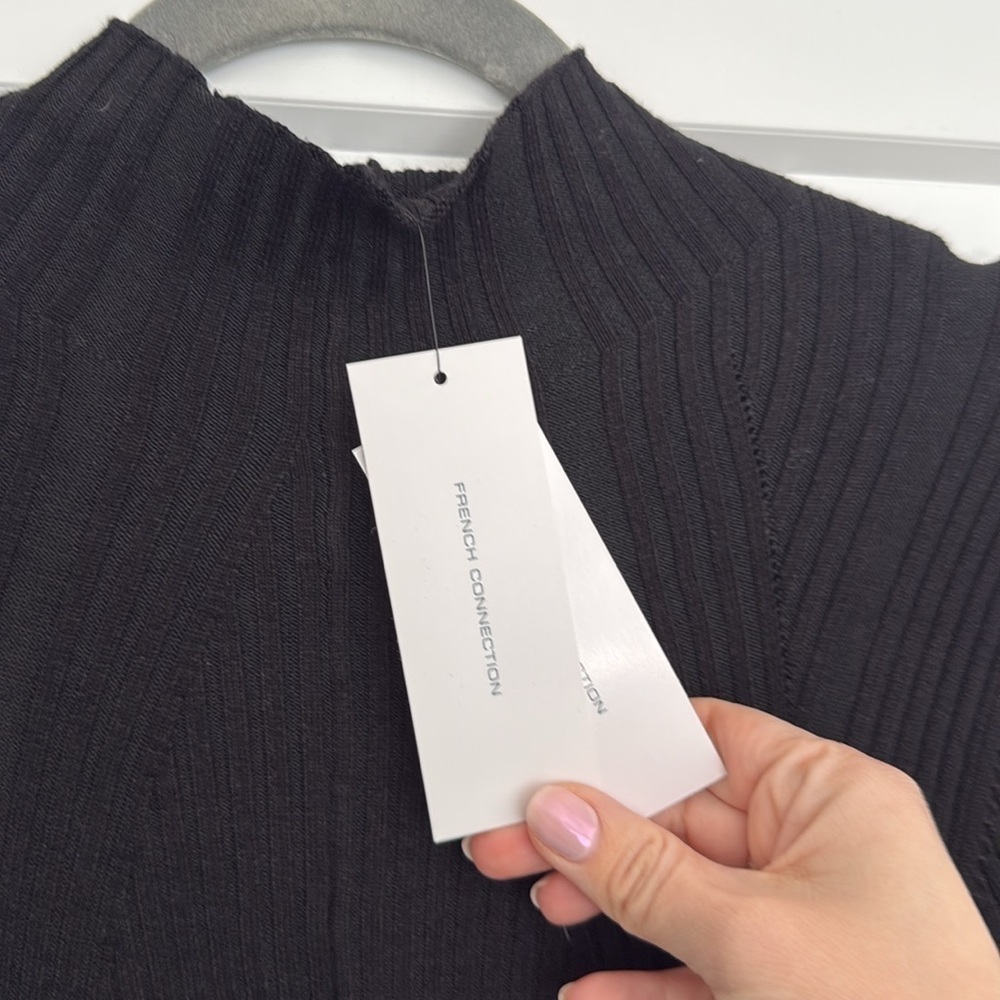 NWT French Connection fit and flare ribbed dress​​​​ - Picture 4 of 5